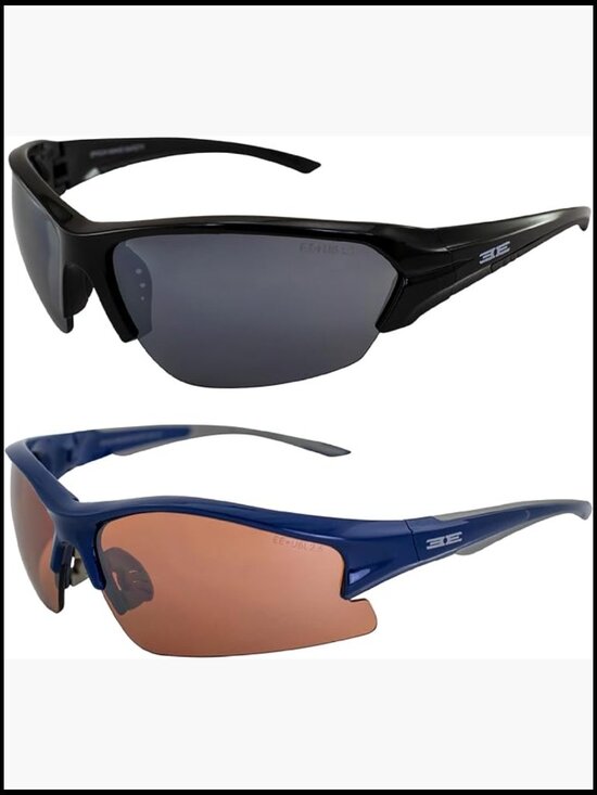 2 Pair Golf Sport Sunglasses Shatterproof Polycarbonate Lenses UV Protection main image 6